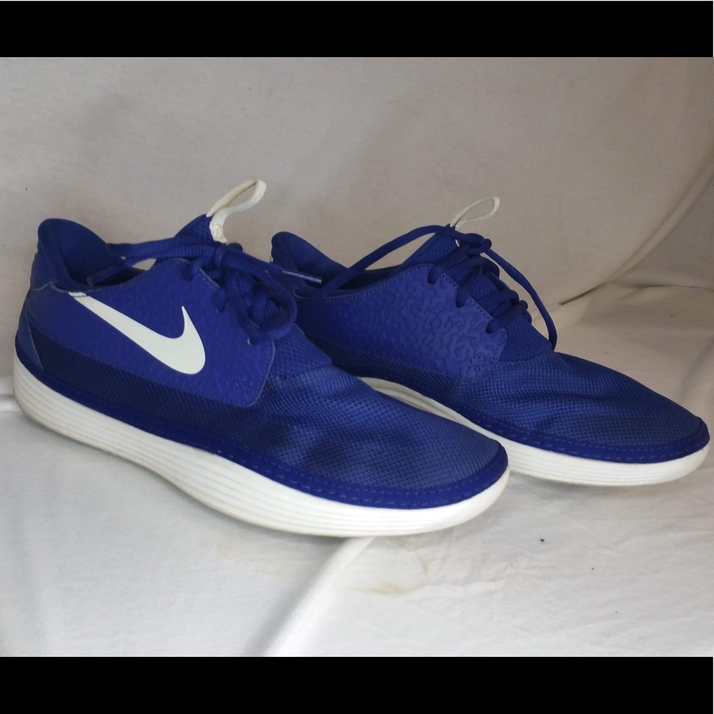 Nike solarsoft moccasin. ‘Deep royal blue’
